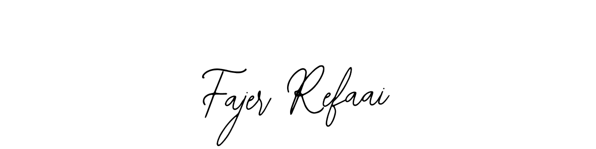 The best way (Bearetta-2O07w) to make a short signature is to pick only two or three words in your name. The name Fajer Refaai include a total of six letters. For converting this name. Fajer Refaai signature style 12 images and pictures png