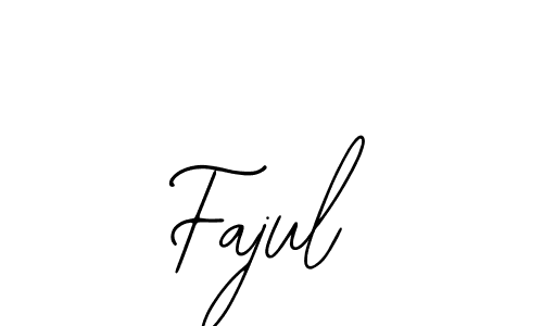 Design your own signature with our free online signature maker. With this signature software, you can create a handwritten (Bearetta-2O07w) signature for name Fajul. Fajul signature style 12 images and pictures png