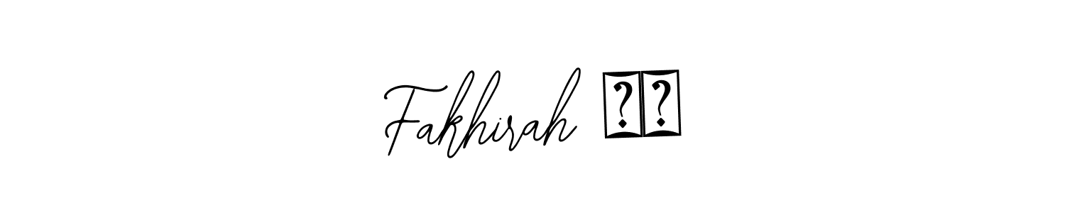 Fakhirah ♥️ stylish signature style. Best Handwritten Sign (Bearetta-2O07w) for my name. Handwritten Signature Collection Ideas for my name Fakhirah ♥️. Fakhirah ♥️ signature style 12 images and pictures png