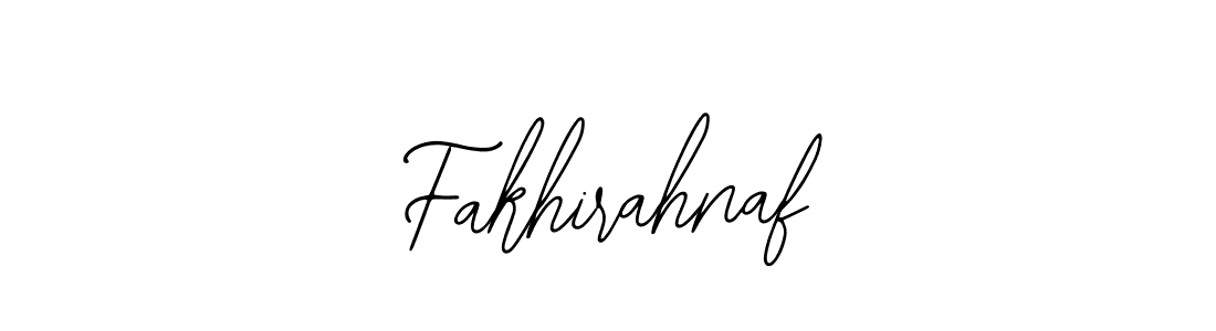 How to make Fakhirahnaf signature? Bearetta-2O07w is a professional autograph style. Create handwritten signature for Fakhirahnaf name. Fakhirahnaf signature style 12 images and pictures png