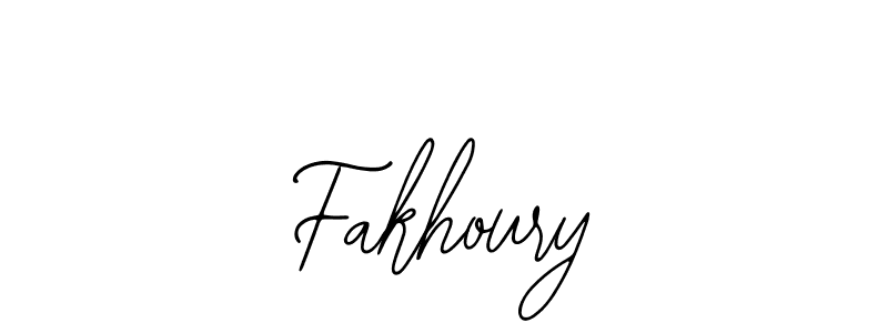 How to make Fakhoury name signature. Use Bearetta-2O07w style for creating short signs online. This is the latest handwritten sign. Fakhoury signature style 12 images and pictures png