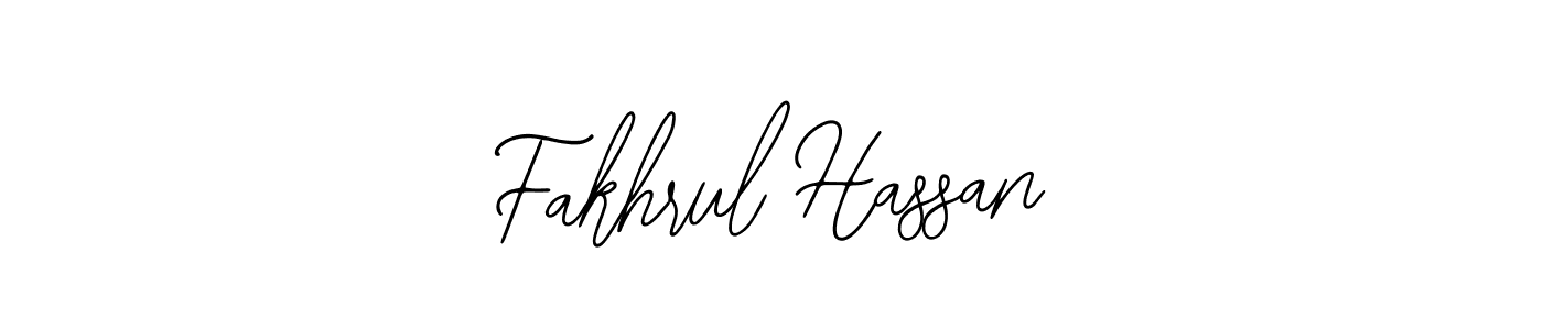 Design your own signature with our free online signature maker. With this signature software, you can create a handwritten (Bearetta-2O07w) signature for name Fakhrul Hassan. Fakhrul Hassan signature style 12 images and pictures png