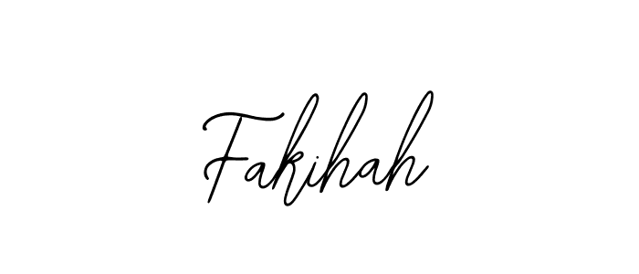 The best way (Bearetta-2O07w) to make a short signature is to pick only two or three words in your name. The name Fakihah include a total of six letters. For converting this name. Fakihah signature style 12 images and pictures png