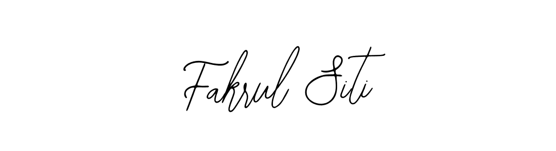 How to make Fakrul Siti signature? Bearetta-2O07w is a professional autograph style. Create handwritten signature for Fakrul Siti name. Fakrul Siti signature style 12 images and pictures png