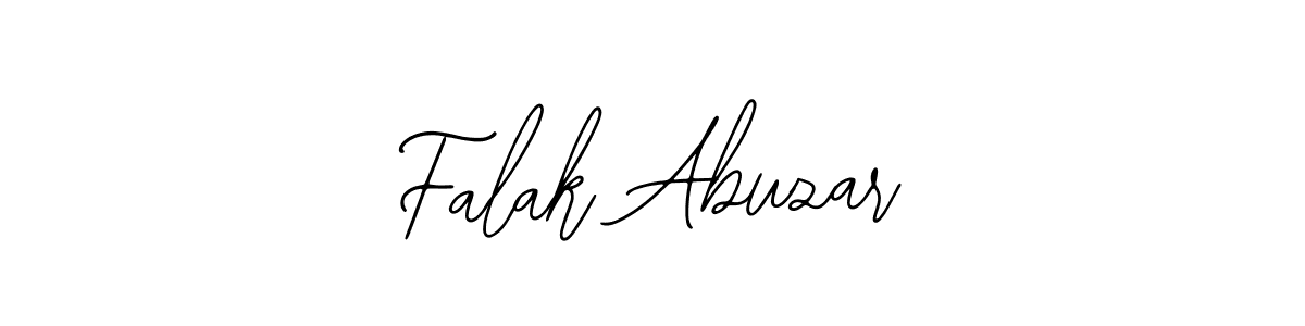 You should practise on your own different ways (Bearetta-2O07w) to write your name (Falak Abuzar) in signature. don't let someone else do it for you. Falak Abuzar signature style 12 images and pictures png