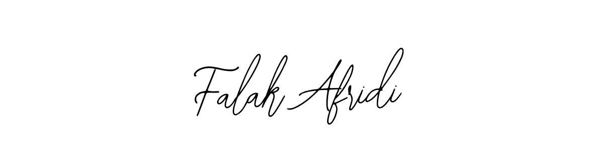 How to make Falak Afridi name signature. Use Bearetta-2O07w style for creating short signs online. This is the latest handwritten sign. Falak Afridi signature style 12 images and pictures png