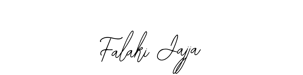 How to make Falaki Jajja name signature. Use Bearetta-2O07w style for creating short signs online. This is the latest handwritten sign. Falaki Jajja signature style 12 images and pictures png