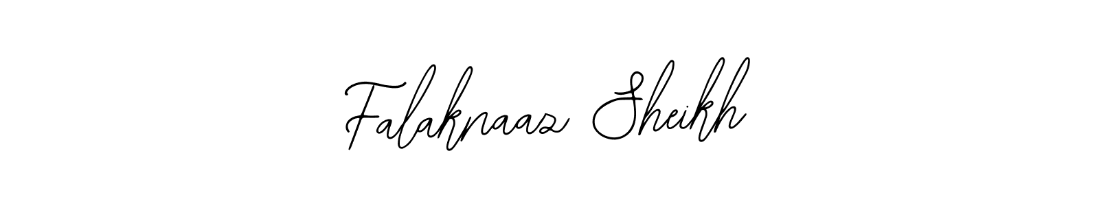 Make a beautiful signature design for name Falaknaaz Sheikh. With this signature (Bearetta-2O07w) style, you can create a handwritten signature for free. Falaknaaz Sheikh signature style 12 images and pictures png