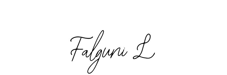 How to make Falguni L signature? Bearetta-2O07w is a professional autograph style. Create handwritten signature for Falguni L name. Falguni L signature style 12 images and pictures png