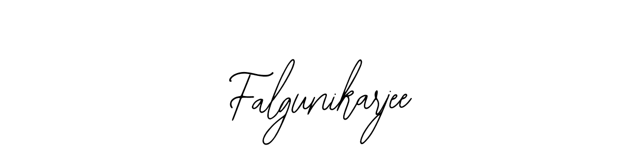 How to make Falgunikarjee signature? Bearetta-2O07w is a professional autograph style. Create handwritten signature for Falgunikarjee name. Falgunikarjee signature style 12 images and pictures png