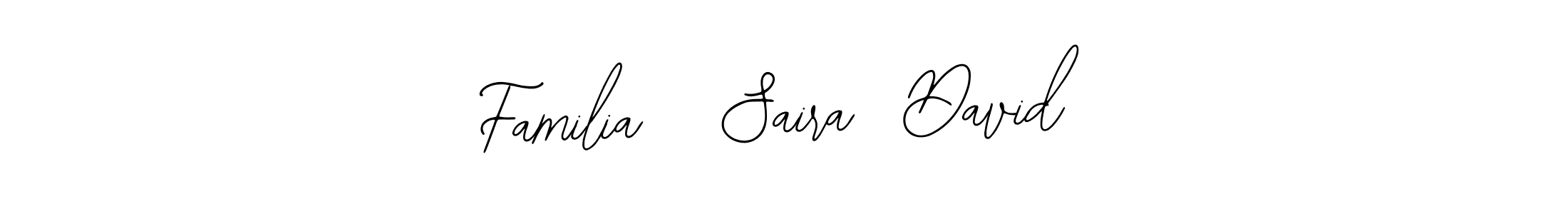 Also You can easily find your signature by using the search form. We will create Familia   Saira  David name handwritten signature images for you free of cost using Bearetta-2O07w sign style. Familia   Saira  David signature style 12 images and pictures png