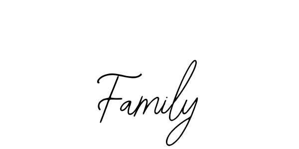 Use a signature maker to create a handwritten signature online. With this signature software, you can design (Bearetta-2O07w) your own signature for name Family. Family signature style 12 images and pictures png