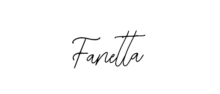 How to make Fanetta name signature. Use Bearetta-2O07w style for creating short signs online. This is the latest handwritten sign. Fanetta signature style 12 images and pictures png