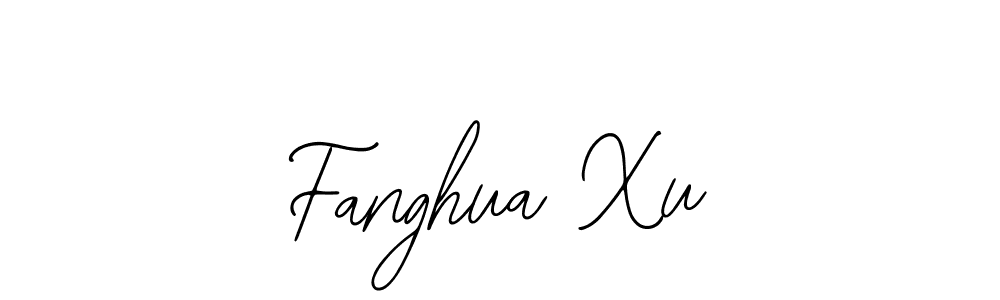 How to make Fanghua Xu name signature. Use Bearetta-2O07w style for creating short signs online. This is the latest handwritten sign. Fanghua Xu signature style 12 images and pictures png