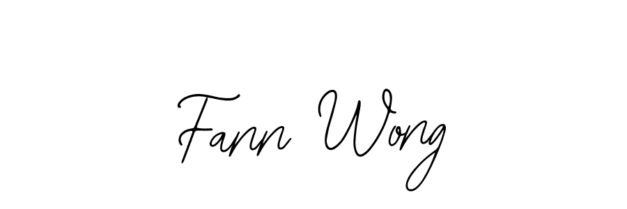 Design your own signature with our free online signature maker. With this signature software, you can create a handwritten (Bearetta-2O07w) signature for name Fann Wong. Fann Wong signature style 12 images and pictures png