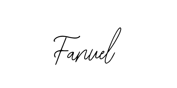 Use a signature maker to create a handwritten signature online. With this signature software, you can design (Bearetta-2O07w) your own signature for name Fanuel. Fanuel signature style 12 images and pictures png