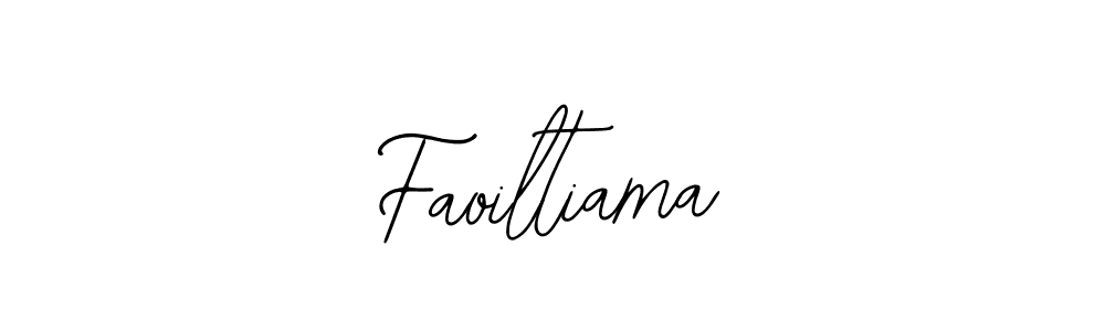 Use a signature maker to create a handwritten signature online. With this signature software, you can design (Bearetta-2O07w) your own signature for name Faoiltiama. Faoiltiama signature style 12 images and pictures png