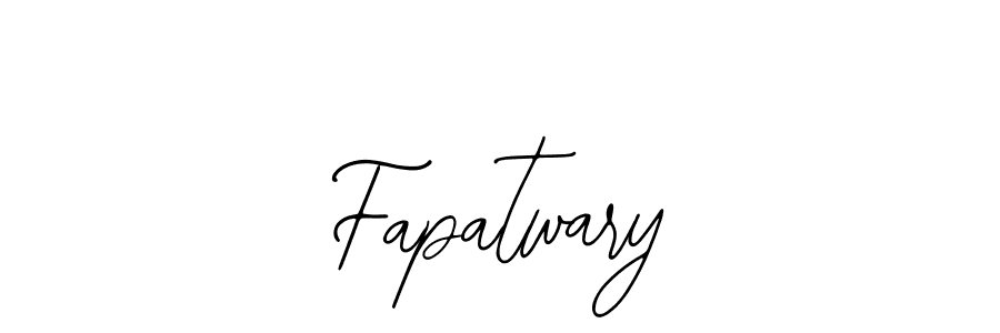 The best way (Bearetta-2O07w) to make a short signature is to pick only two or three words in your name. The name Fapatwary include a total of six letters. For converting this name. Fapatwary signature style 12 images and pictures png