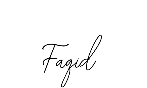 Use a signature maker to create a handwritten signature online. With this signature software, you can design (Bearetta-2O07w) your own signature for name Faqid. Faqid signature style 12 images and pictures png