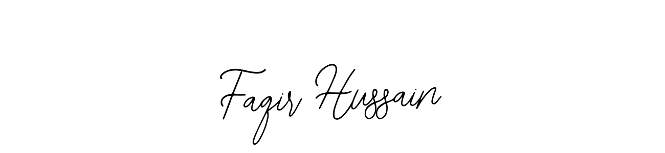 Make a beautiful signature design for name Faqir Hussain. With this signature (Bearetta-2O07w) style, you can create a handwritten signature for free. Faqir Hussain signature style 12 images and pictures png