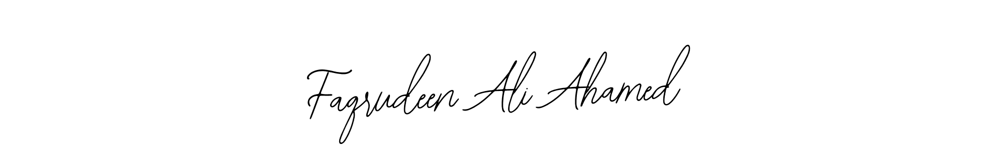 It looks lik you need a new signature style for name Faqrudeen Ali Ahamed. Design unique handwritten (Bearetta-2O07w) signature with our free signature maker in just a few clicks. Faqrudeen Ali Ahamed signature style 12 images and pictures png