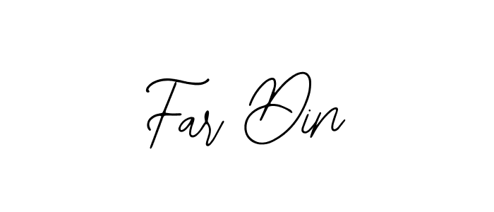 How to make Far Din signature? Bearetta-2O07w is a professional autograph style. Create handwritten signature for Far Din name. Far Din signature style 12 images and pictures png