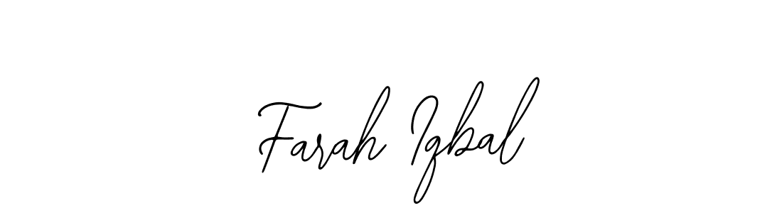 Farah Iqbal stylish signature style. Best Handwritten Sign (Bearetta-2O07w) for my name. Handwritten Signature Collection Ideas for my name Farah Iqbal. Farah Iqbal signature style 12 images and pictures png