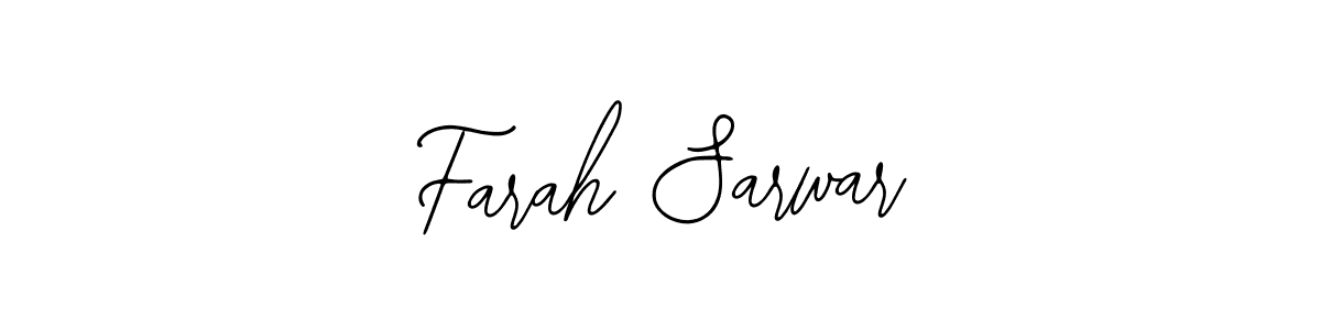 Design your own signature with our free online signature maker. With this signature software, you can create a handwritten (Bearetta-2O07w) signature for name Farah Sarwar. Farah Sarwar signature style 12 images and pictures png