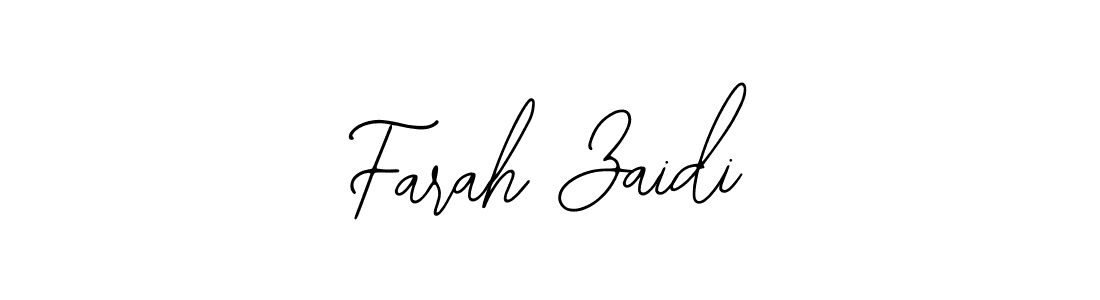 Also You can easily find your signature by using the search form. We will create Farah Zaidi name handwritten signature images for you free of cost using Bearetta-2O07w sign style. Farah Zaidi signature style 12 images and pictures png