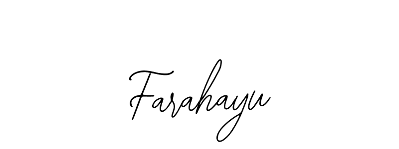 Use a signature maker to create a handwritten signature online. With this signature software, you can design (Bearetta-2O07w) your own signature for name Farahayu. Farahayu signature style 12 images and pictures png