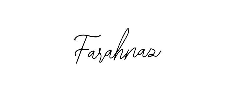 How to make Farahnaz name signature. Use Bearetta-2O07w style for creating short signs online. This is the latest handwritten sign. Farahnaz signature style 12 images and pictures png