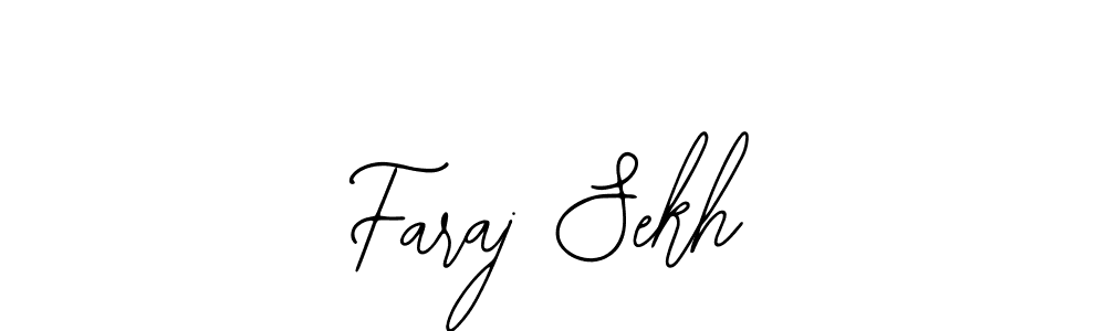 The best way (Bearetta-2O07w) to make a short signature is to pick only two or three words in your name. The name Faraj Sekh include a total of six letters. For converting this name. Faraj Sekh signature style 12 images and pictures png