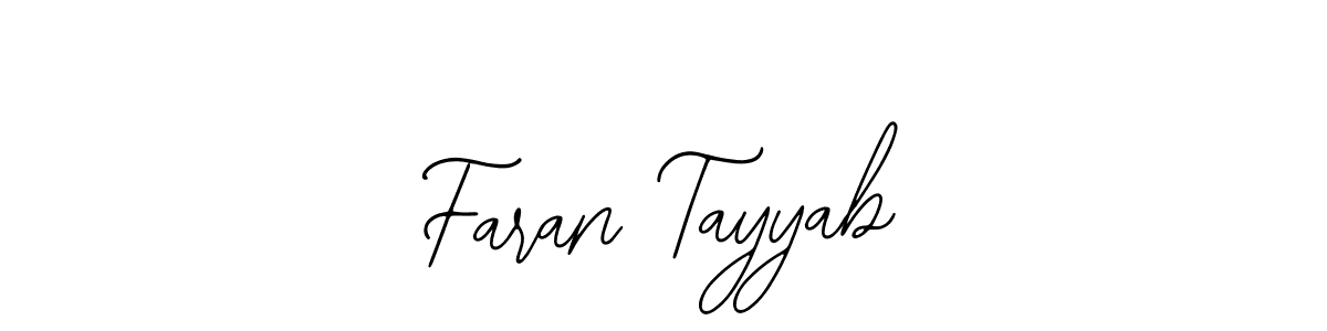 Also You can easily find your signature by using the search form. We will create Faran Tayyab name handwritten signature images for you free of cost using Bearetta-2O07w sign style. Faran Tayyab signature style 12 images and pictures png