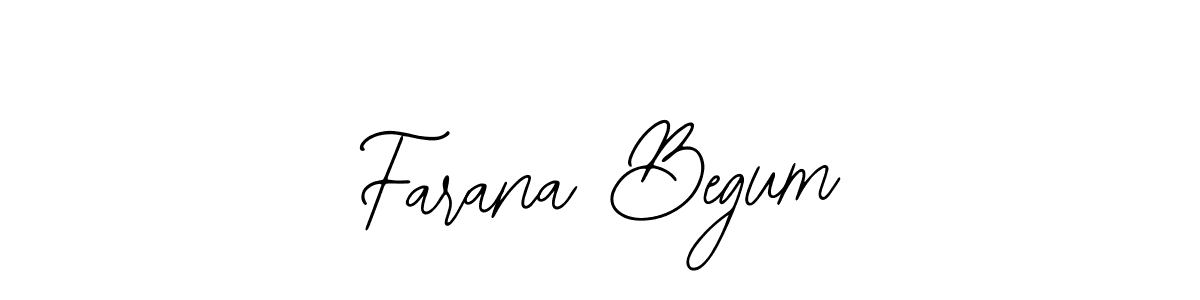 Use a signature maker to create a handwritten signature online. With this signature software, you can design (Bearetta-2O07w) your own signature for name Farana Begum. Farana Begum signature style 12 images and pictures png
