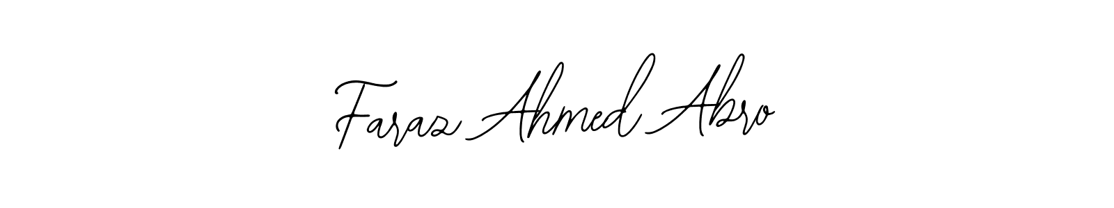 Make a beautiful signature design for name Faraz Ahmed Abro. Use this online signature maker to create a handwritten signature for free. Faraz Ahmed Abro signature style 12 images and pictures png