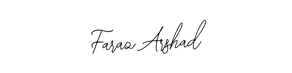 How to make Faraz Arshad name signature. Use Bearetta-2O07w style for creating short signs online. This is the latest handwritten sign. Faraz Arshad signature style 12 images and pictures png