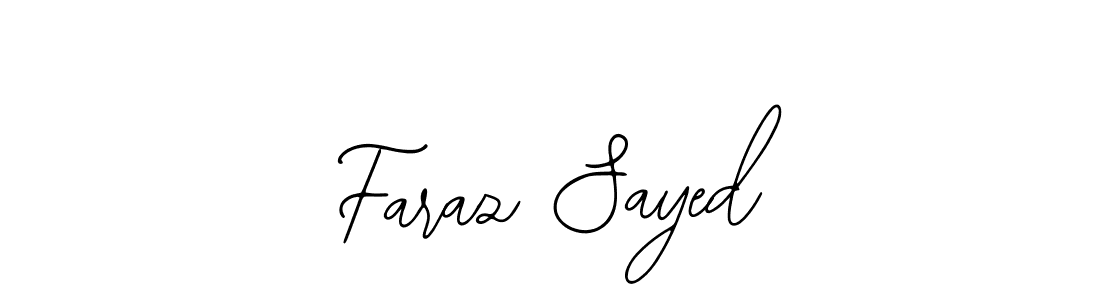 Faraz Sayed stylish signature style. Best Handwritten Sign (Bearetta-2O07w) for my name. Handwritten Signature Collection Ideas for my name Faraz Sayed. Faraz Sayed signature style 12 images and pictures png