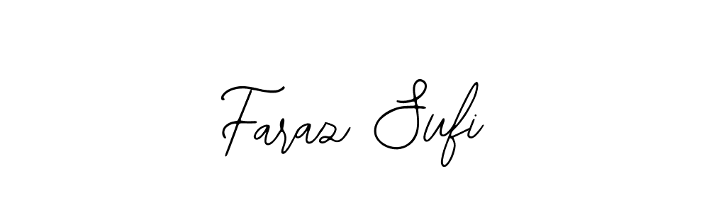 You should practise on your own different ways (Bearetta-2O07w) to write your name (Faraz Sufi) in signature. don't let someone else do it for you. Faraz Sufi signature style 12 images and pictures png