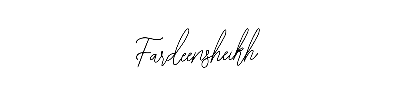 Design your own signature with our free online signature maker. With this signature software, you can create a handwritten (Bearetta-2O07w) signature for name Fardeensheikh. Fardeensheikh signature style 12 images and pictures png