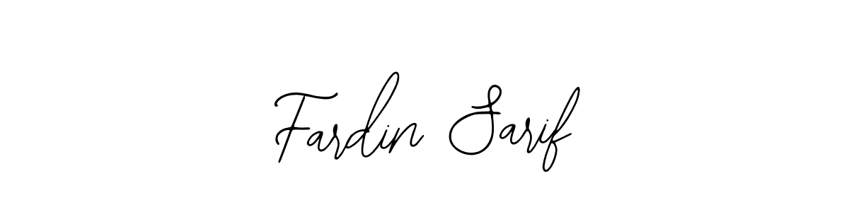 You should practise on your own different ways (Bearetta-2O07w) to write your name (Fardin Sarif) in signature. don't let someone else do it for you. Fardin Sarif signature style 12 images and pictures png