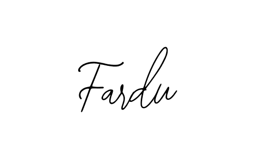You should practise on your own different ways (Bearetta-2O07w) to write your name (Fardu) in signature. don't let someone else do it for you. Fardu signature style 12 images and pictures png