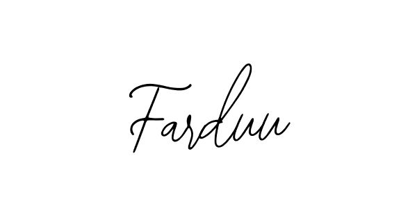 The best way (Bearetta-2O07w) to make a short signature is to pick only two or three words in your name. The name Farduu include a total of six letters. For converting this name. Farduu signature style 12 images and pictures png