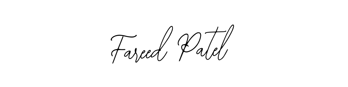 Similarly Bearetta-2O07w is the best handwritten signature design. Signature creator online .You can use it as an online autograph creator for name Fareed Patel. Fareed Patel signature style 12 images and pictures png