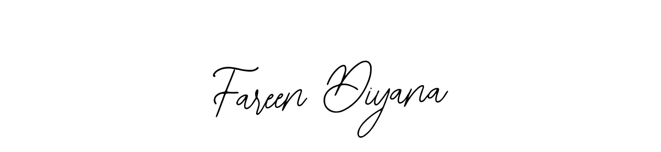 if you are searching for the best signature style for your name Fareen Diyana. so please give up your signature search. here we have designed multiple signature styles  using Bearetta-2O07w. Fareen Diyana signature style 12 images and pictures png