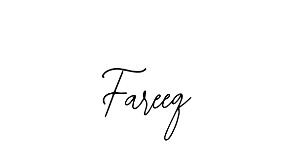 How to make Fareeq name signature. Use Bearetta-2O07w style for creating short signs online. This is the latest handwritten sign. Fareeq signature style 12 images and pictures png