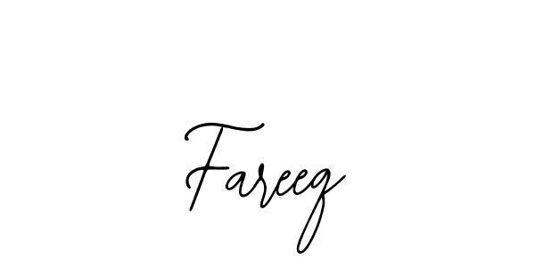 The best way (Bearetta-2O07w) to make a short signature is to pick only two or three words in your name. The name Fareeq include a total of six letters. For converting this name. Fareeq signature style 12 images and pictures png