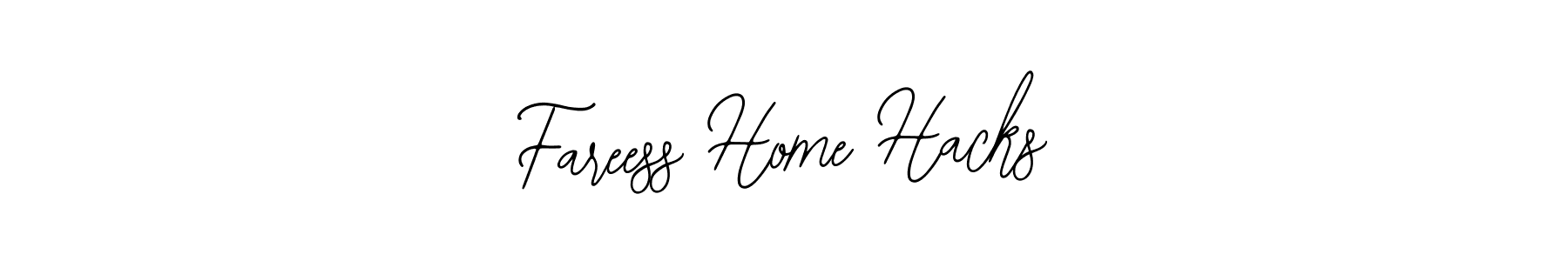 Also we have Fareess Home Hacks name is the best signature style. Create professional handwritten signature collection using Bearetta-2O07w autograph style. Fareess Home Hacks signature style 12 images and pictures png