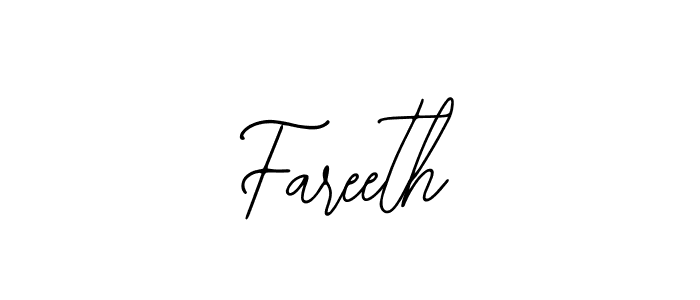 The best way (Bearetta-2O07w) to make a short signature is to pick only two or three words in your name. The name Fareeth include a total of six letters. For converting this name. Fareeth signature style 12 images and pictures png