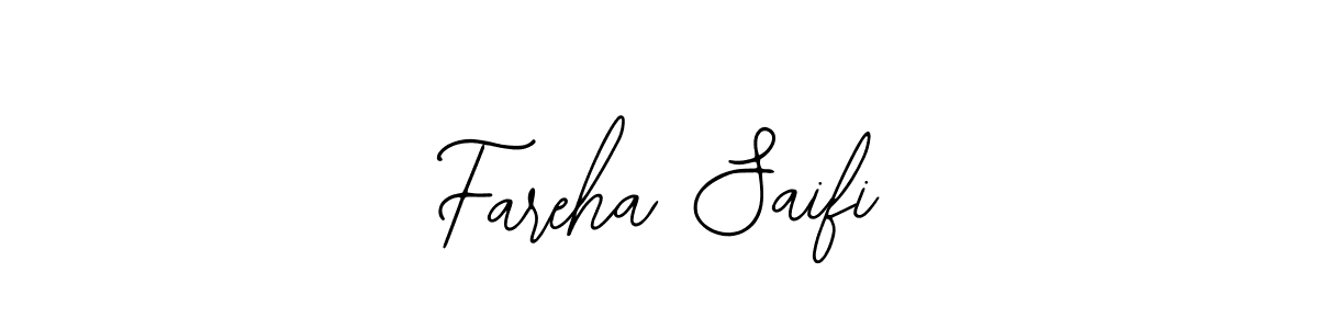 if you are searching for the best signature style for your name Fareha Saifi. so please give up your signature search. here we have designed multiple signature styles  using Bearetta-2O07w. Fareha Saifi signature style 12 images and pictures png