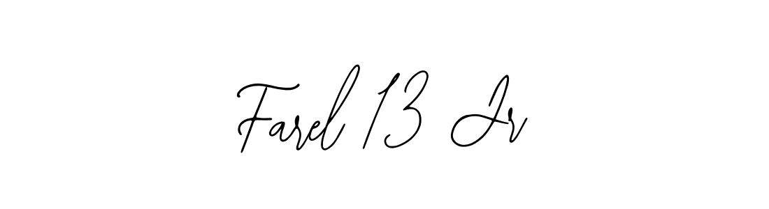 Similarly Bearetta-2O07w is the best handwritten signature design. Signature creator online .You can use it as an online autograph creator for name Farel 13 Jr. Farel 13 Jr signature style 12 images and pictures png